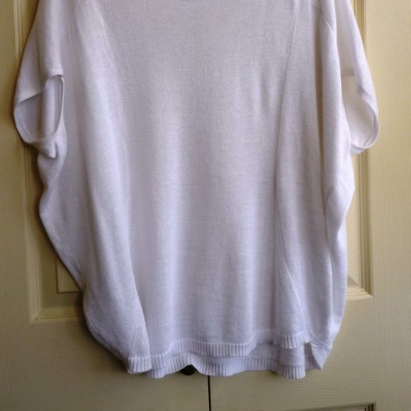 Cold Water Creek: White Dolmen Sleeve Light S - Picture 4 of 9